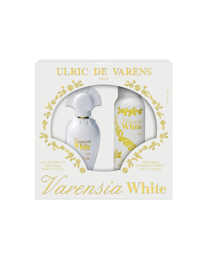 Ulric De Varens Varensia White Set EDP 50ml + Deodorante 125ml Profumo Donna