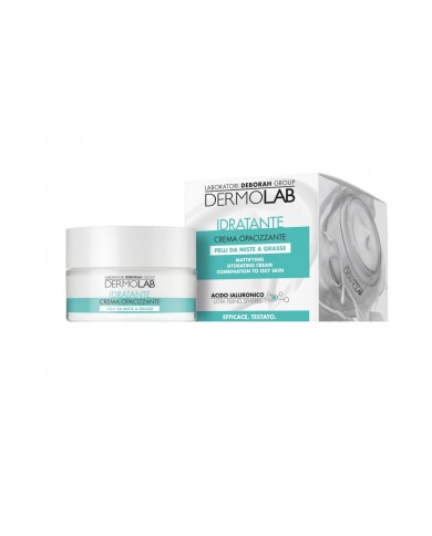 Dermolab Crema Idratante Opacizzante 50ml Pelli Miste e Grasse Anti-Lucido