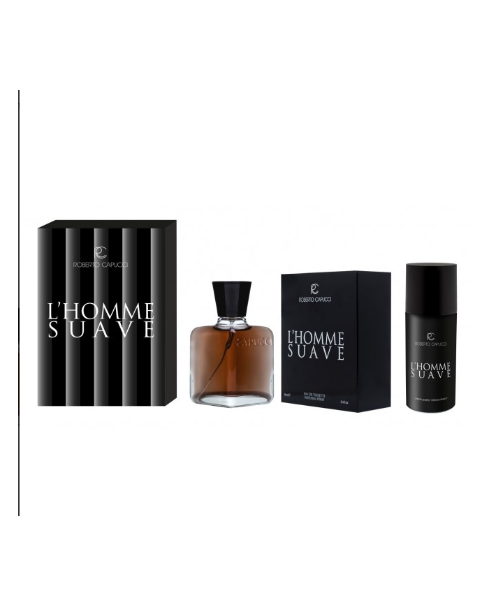 Roberto Capucci L'Homme Suave Set Uomo EDT 100ml + DEO 150ml Agrumato Legnoso