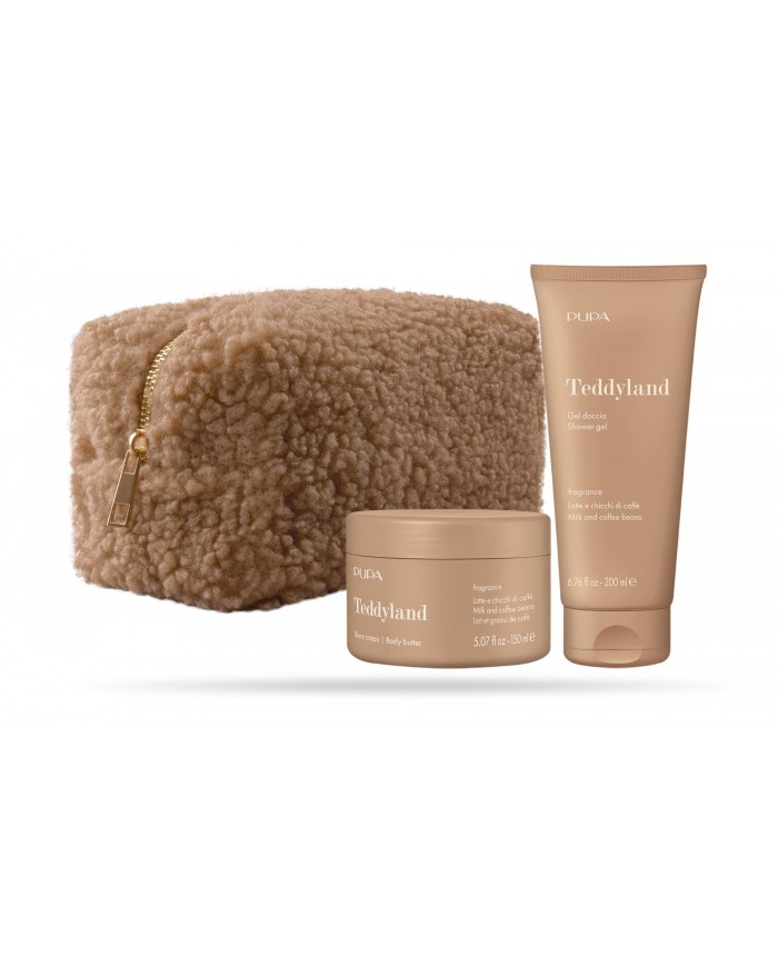 PUPA Milano Teddyland Kit 003 Milk and Coffee Beans Gel Doccia Burro Corpo Beaut