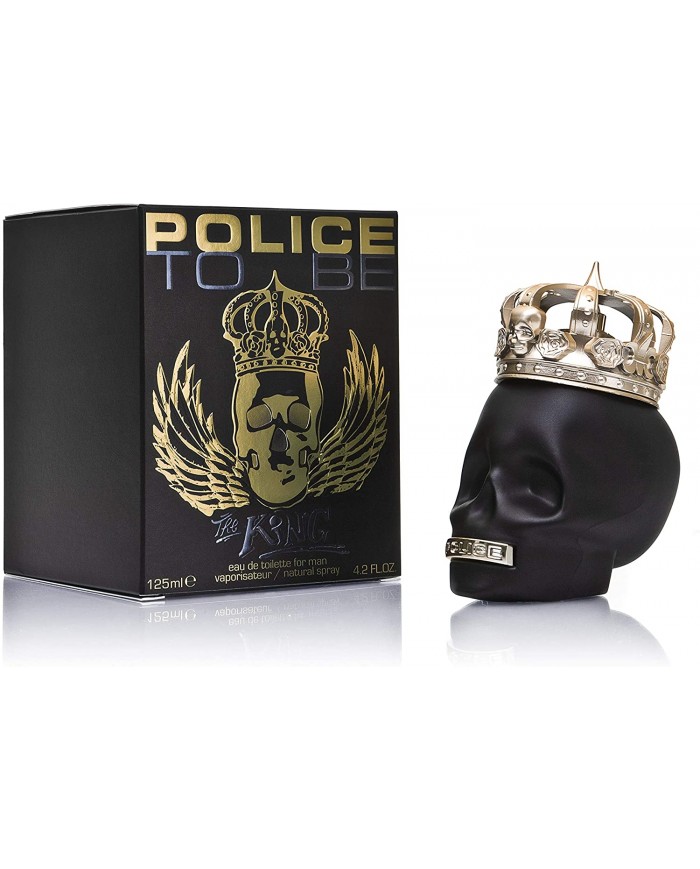 Police To Be The King 125 ml EDT Uomo Fragranza Cardamomo e Ambra Originale