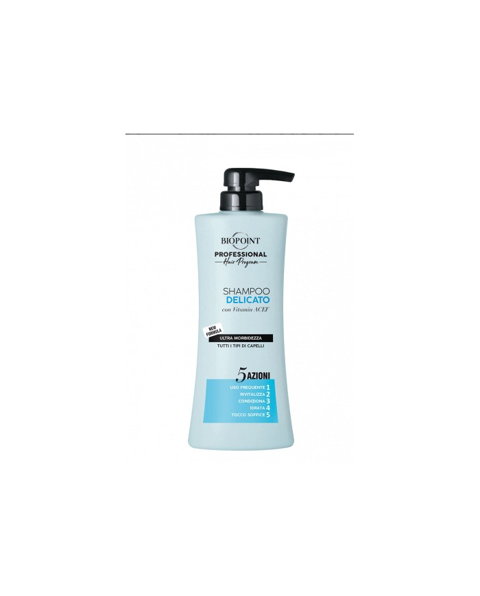 BIOPOINT Shampoo 5 Azioni 400ml Vitamina ACEF Uso Quotidiano Delicato
