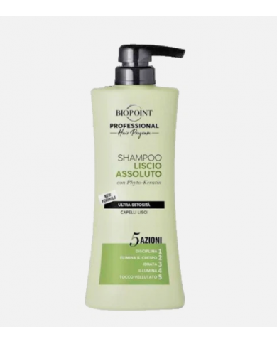 BIOPOINT Shampoo 5 Azioni 400ml liscio assoluto 8051772484569