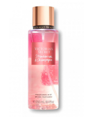 Victoria's Secret Strawberries & Champagne Fragrance Mist 250ml Acqua Profumata  667557180458
