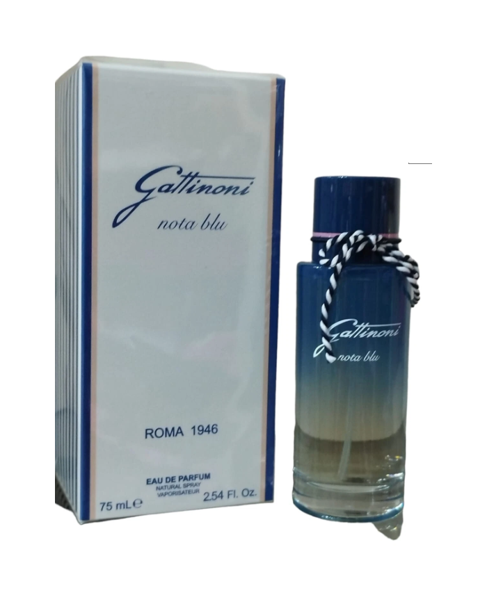 Gattinoni Nota Blu Eau de Toilette 75ml Donna | Profumo Fresco Marino Fruttato 8055519860173