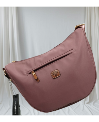 CALEIDOS CA981-02 Sacca Donna Casual con Zip Frontale e Posteriore Tessuto  8058988447302