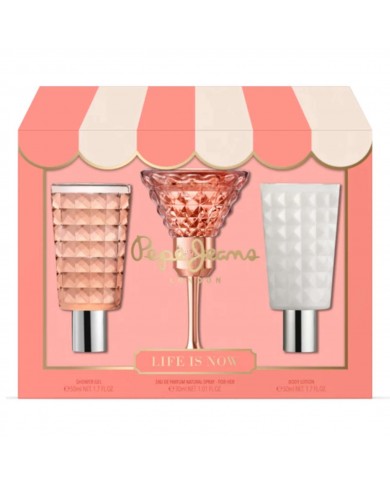 Pepe Jeans Life is Now Cofanetto Donna EDP 30ml + Shower Gel + Body Lotion 8436611104561