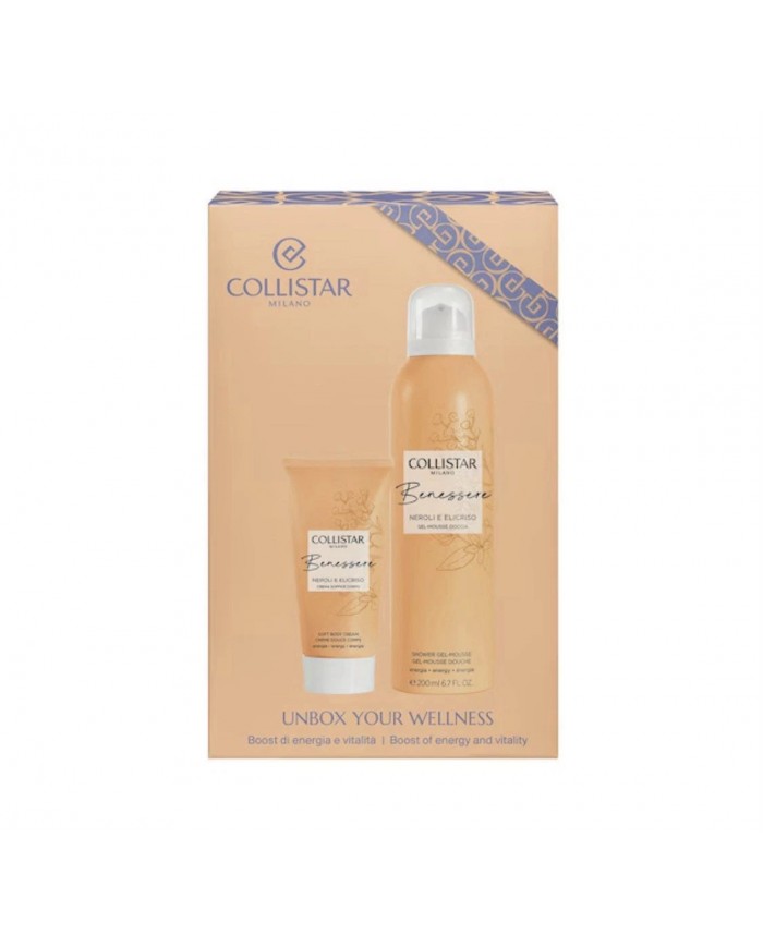 Collistar Cofanetto Benessere Neroli e Elicriso Gel-Mousse 200ml + Crema 50ml 8015150009584