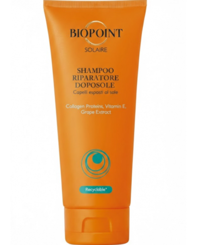 Biopoint Solaire Shampoo Riparatore Capelli 200ml - Protezione Solare  8009518089325