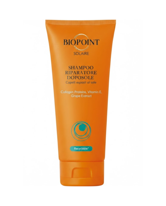 Biopoint Solaire Shampoo Riparatore Capelli 200ml - Protezione Solare  8009518089325