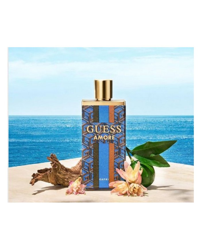 Guess Amore Capri Set Regalo Donna EDT 100ml + EDT 7,5ml + Pochette Nuovo