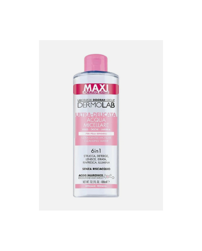 DEBORAH Dermolab Acqua Micellare Ultra Delicata 400ml Acido Ialuronico