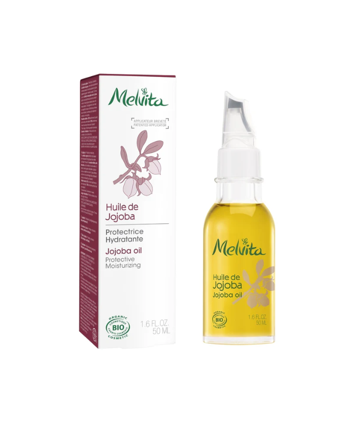 Melvita olio huile de jojoba protettivo idratante viso capelli 50ml 3284410042462