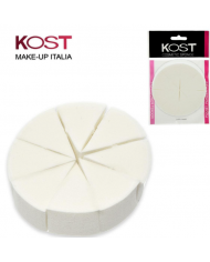 Kost spugnetta per fondotinta tonda a spicchi art sp03    8032532729090