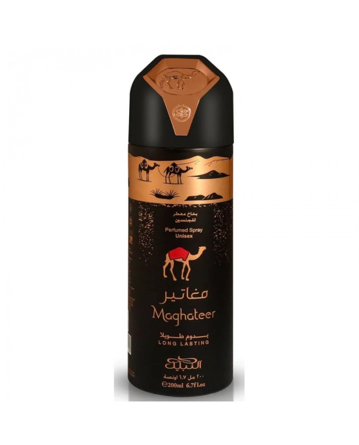Nabeel Maghateer Deodorante Spray 200ml Fragranza Araba Fresca e Speziata Unisex 6291109921479