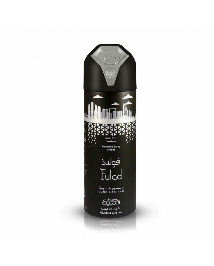Nabeel Fulad Deodorante Spray 200ml Fragranza Araba Unisex Cuoio Incenso e Oud 6291109921516