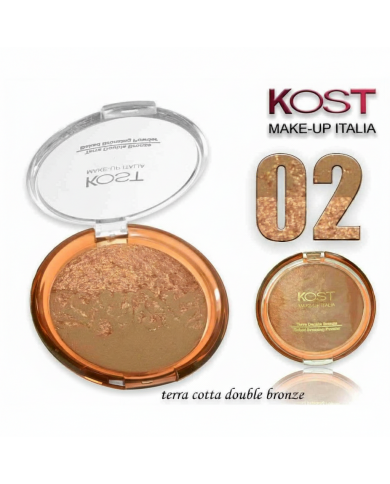 Kost Terra Cotta Double Bronze 02 Terra Viso Décolleté Abbronzante Illuminante
