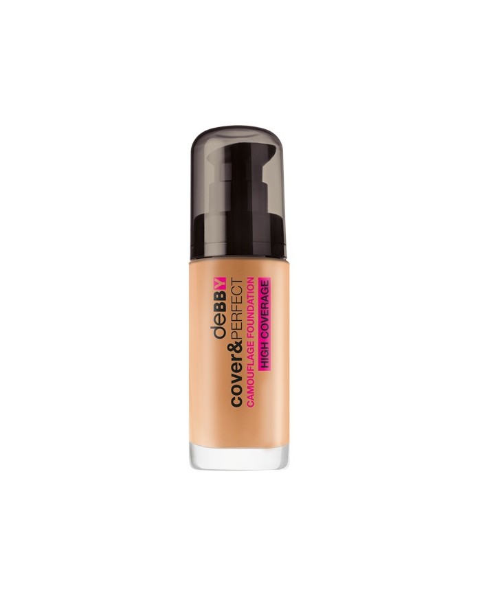 DEBBY Cover & Perfect Camouflage Foundation N.04 Honey 30ml Lunga Tenuta 8009518329582