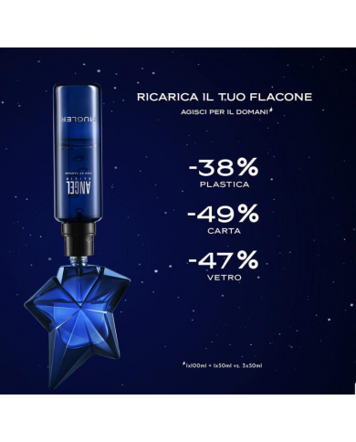 MUGLER Angel Elixir Ricarica 100 ml Eau de Parfum Donna Refill Bottle