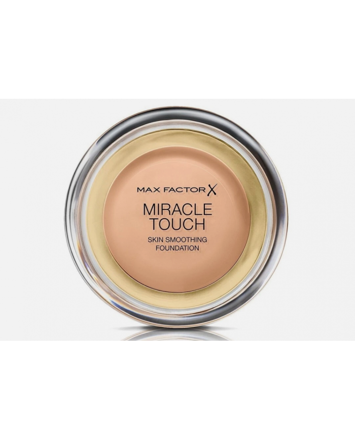 MAX FACTOR Miracle Touch Fondotinta Compatto 45 Warm Almond Acido Ialuronico 8009518414127