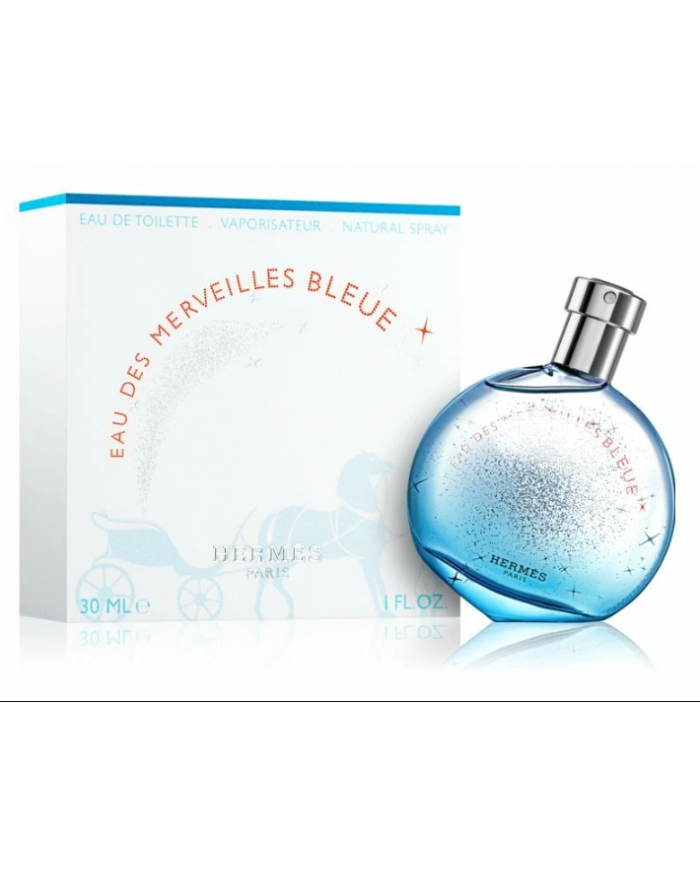 Hermes eau de toilette Eau Des Merveilles Bleue donna fresco floreale spray