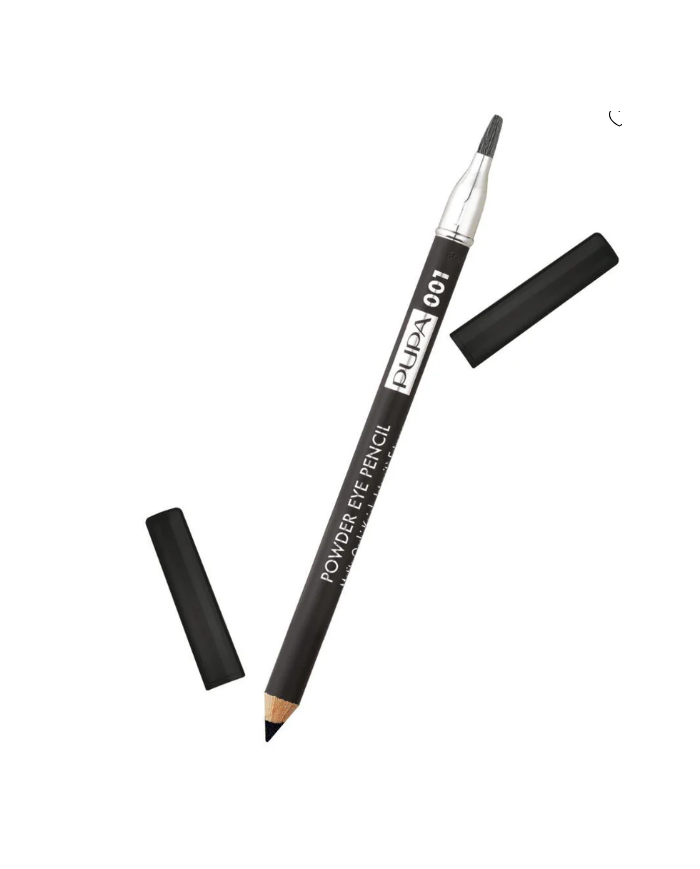 PUPA MATITA OCCHI EFFETTO POLVERE POWDER EYE PENCIL  PENNELLO 001 powdery black