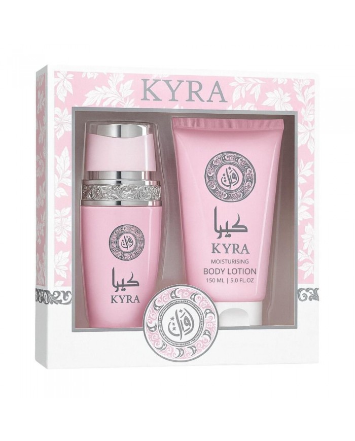 KYRA Rosa Set Profumo Donna EDP 100ml + Body Lotion 150ml Confezione Regalo 8904174439852