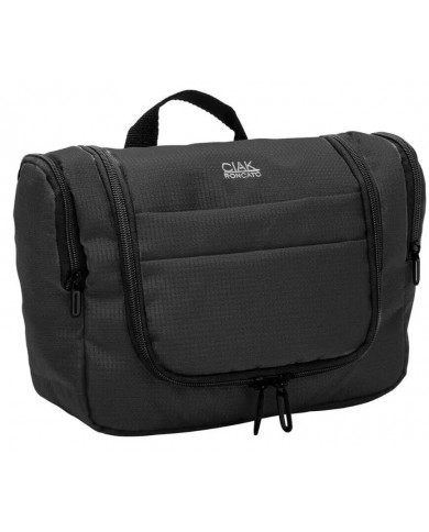 CIAK RONCATO - SMART TOTE BAG NERO - BEAUTY CASE DA VIAGGIO CON GANCIO 8056099499739