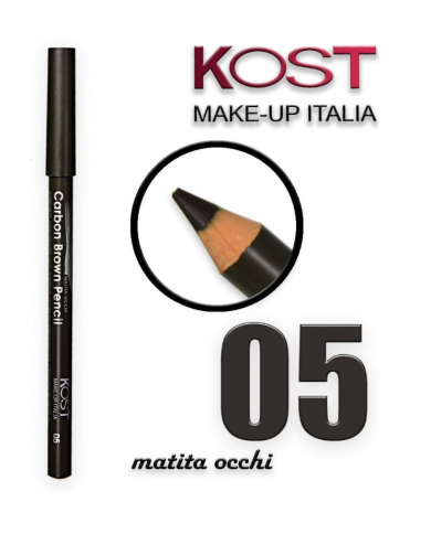 KOST Matita Occhi Carbon Brown 05 Marrone Scuro Tratto Preciso Professionale