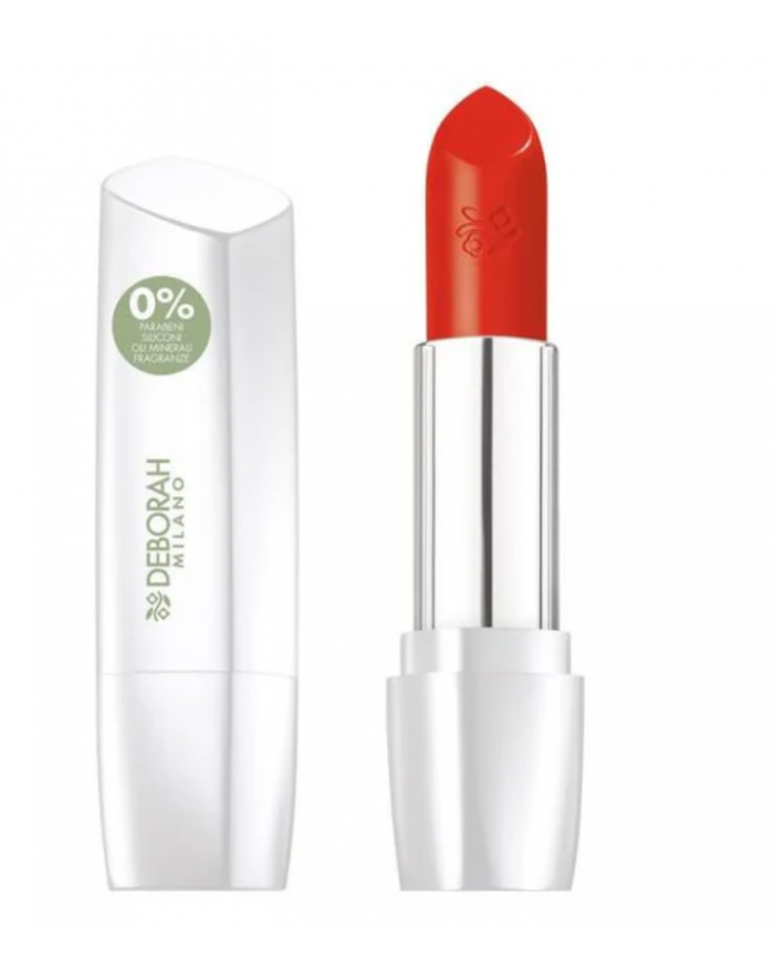 DEBORAH Milano Red 20 Rossetto Idratante Colore Intenso con Acido Ialuronico