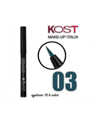 KOST Eyeliner 12H Color n.01 Matita Occhi Lunga Tenuta Alta Definizione