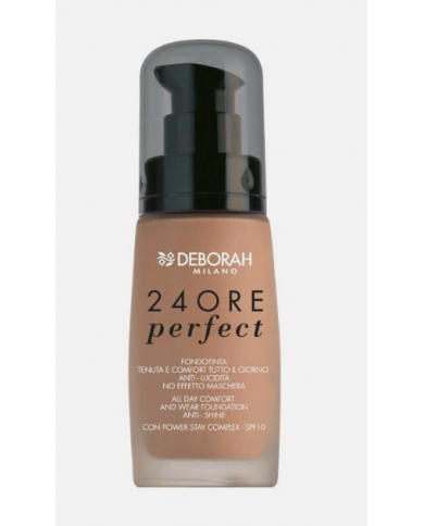 DEBORAH 24 Ore Perfect Foundation 01 Fair Effetto Naturale Zero Ritocchi