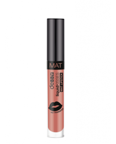 DEBBY Make Up Liquid Kisses 12 Nude Caramel Rossetto Opaco Vellutato  Leggero