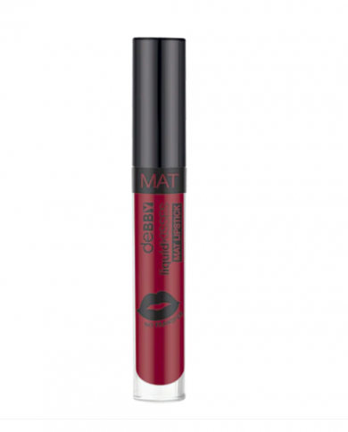DEBBY Make Up Liquid Kisses 17 Hibiscus Red Rossetto Opaco Vellutato  Leggero