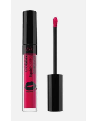 DEBBY liquidKISSES Rossetto Liquido 21 Pink Geraneum Opaco Lunga Durata Vegano