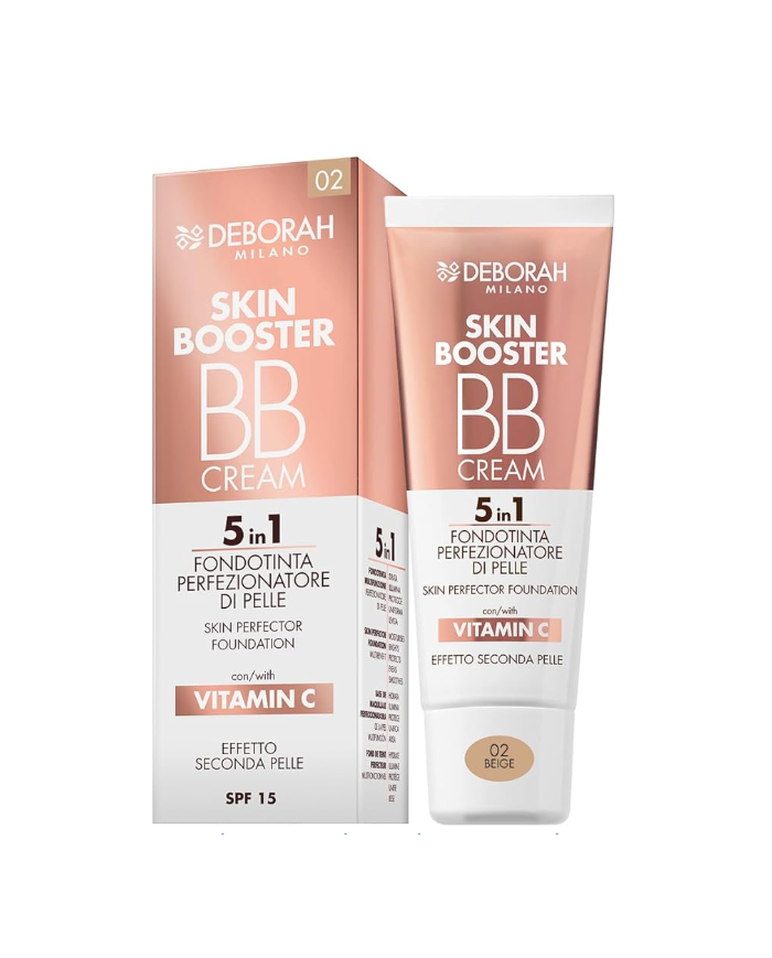 DEBORAH Make Up BB Cream Booster n.02 Beige Idratante Illuminante Vitamina C 8009518425963