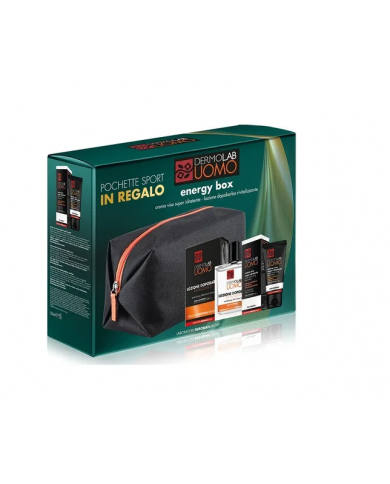 DERMOLAB UOMO - ENERGY BOX - CREMA GEL VISO ANTI-FATICA 50ML + DOPOBARBA 100ML 8009518457247