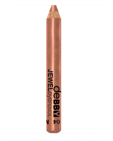 DEBBY Jewel Eyeshadow N04 bronzo Matitone Occhi Brillante e Sfumabile