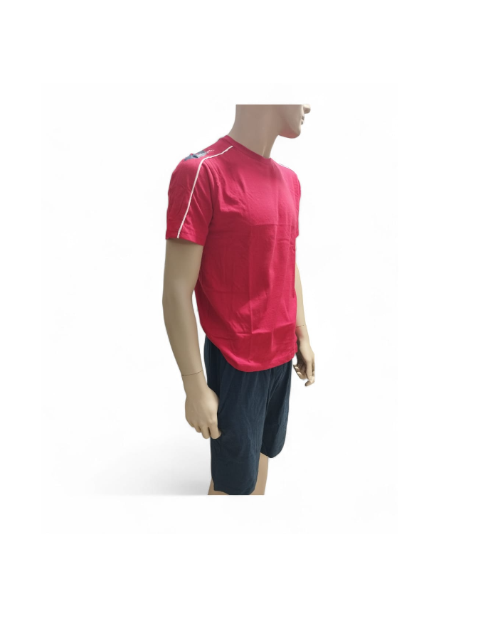 LOTTO - PIGIAMA RAGAZZO 16 ANNI - ROSSO- MAGLIA MANICA CORTA E PANTALONCINO