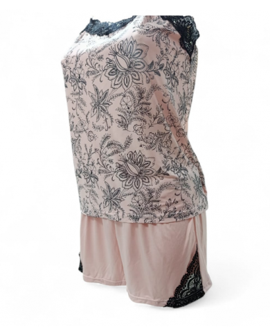 INTIMAMI - PIGIAMA DONNA SPALLINE SOTTILI E PANTALONCINO - CIPRIA - TAGLIA 5/L