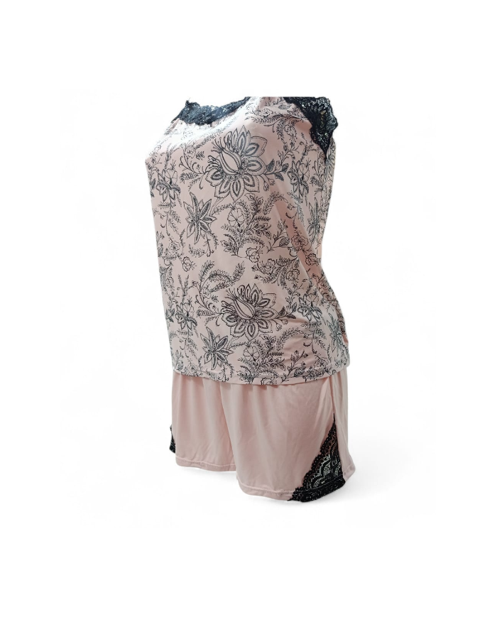 INTIMAMI - PIGIAMA DONNA SPALLINE SOTTILI E PANTALONCINO - CIPRIA - TAGLIA 5/L