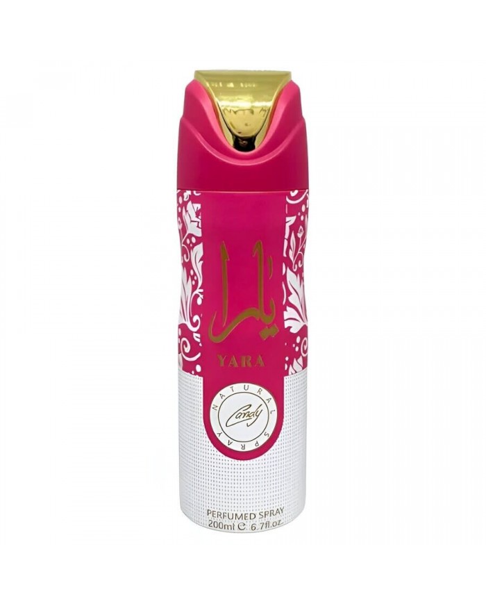 LATTAFA Yara Candy Profumo Donna 200 ml Body Spray Floreale Fruttato Gourmand