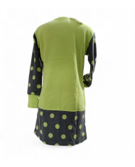 DETTAGLI NOTTURNI - VESTITO DA CAMERA DONNA - VESTAGLIA CORTA INVERNALE IN CALDO PILE