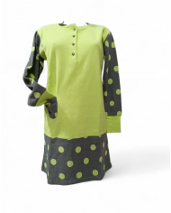 DETTAGLI NOTTURNI - VESTITO DA CAMERA DONNA - VESTAGLIA CORTA INVERNALE IN CALDO PILE