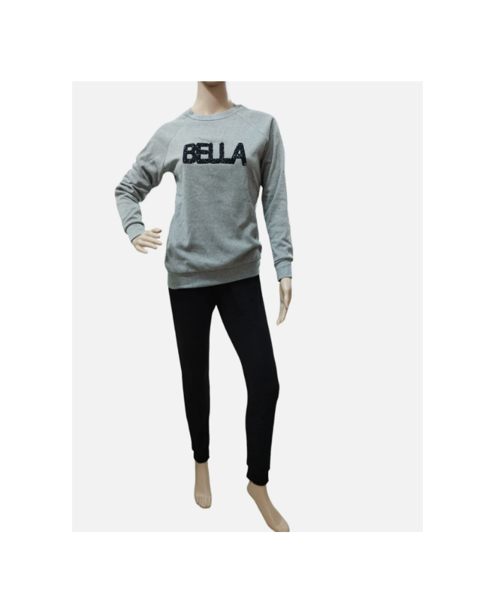 INTIMAMI TEEN PIGIAMA 11 14 anni GRIGIO IN CALDO COTONE - ELEGANZA NOTTURNA CON DETTAGLI RAFFINATI