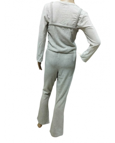 jadea Pigiama  Tuta salopette femminile per inverno freddo comodo pratico