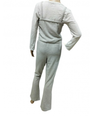 jadea Pigiama  Tuta salopette femminile per inverno freddo comodo pratico