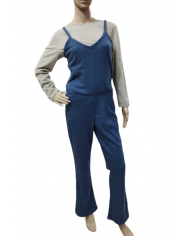 copy of jadea Pigiama  Tuta salopette femminile per inverno freddo comodo pratico