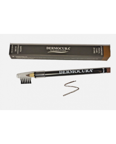 DERMOCURA - MATITA SOPRACCIGLIA N01 - MARRONE - TEXTURE RICCA E CREMOSA