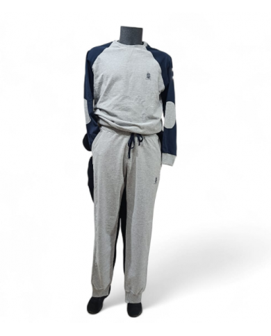 MARINA YACHTING Tuta Uomo Completo Sportivo Cotone grigio Homewear tag XL   8058058088558